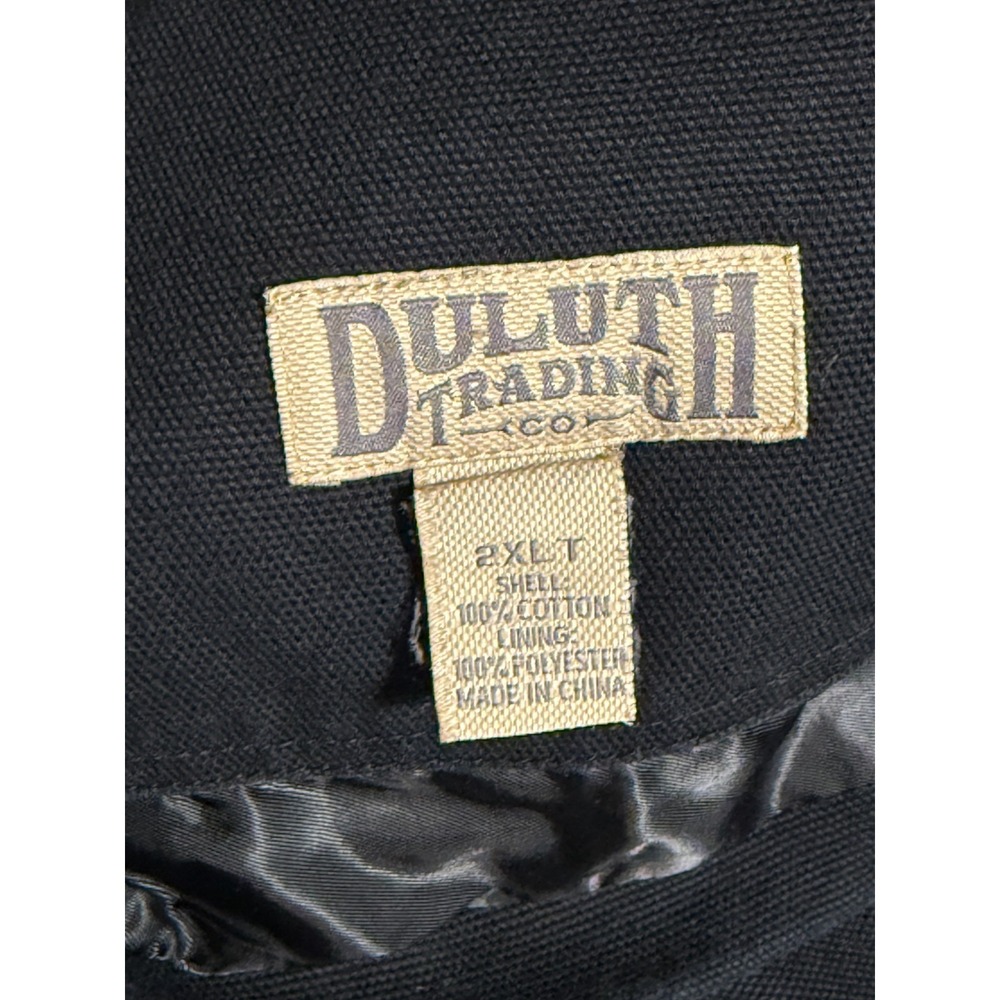 Duluth Trading Co. Jacket Men's Size 2XL Tall, Black, Button Up, Pockets - Picture 8 of 10